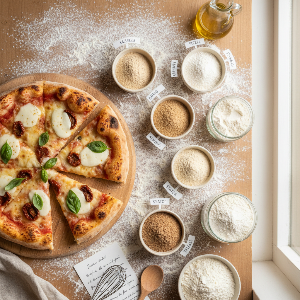 Best gluten-free flour for pizza dough: 7 flours compared for crispy, chewy results - baking guide cover image