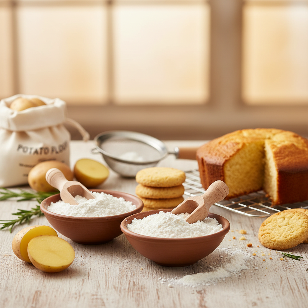 Best potato flour vs potato starch for baking: what to buy and when to use each - baking guide cover image