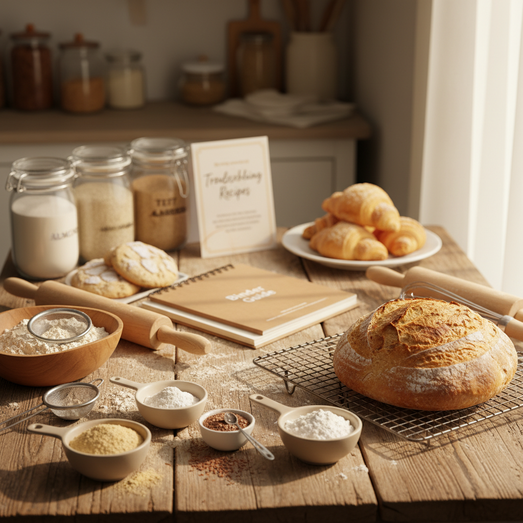 The gluten-free baking course and toolkit for home bakers who are done wasting ingredients - baking guide cover image