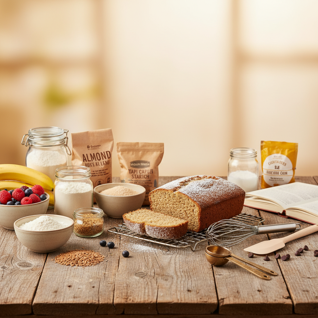 Gluten-free baking pantry checklist: 7 essential products every baker needs - baking guide cover image