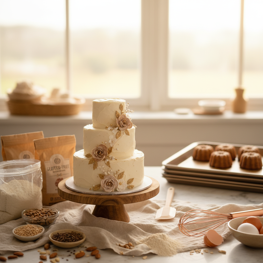How to start a gluten-free wedding cake business from home: the premium niche most bakers overlook - baking guide cover image