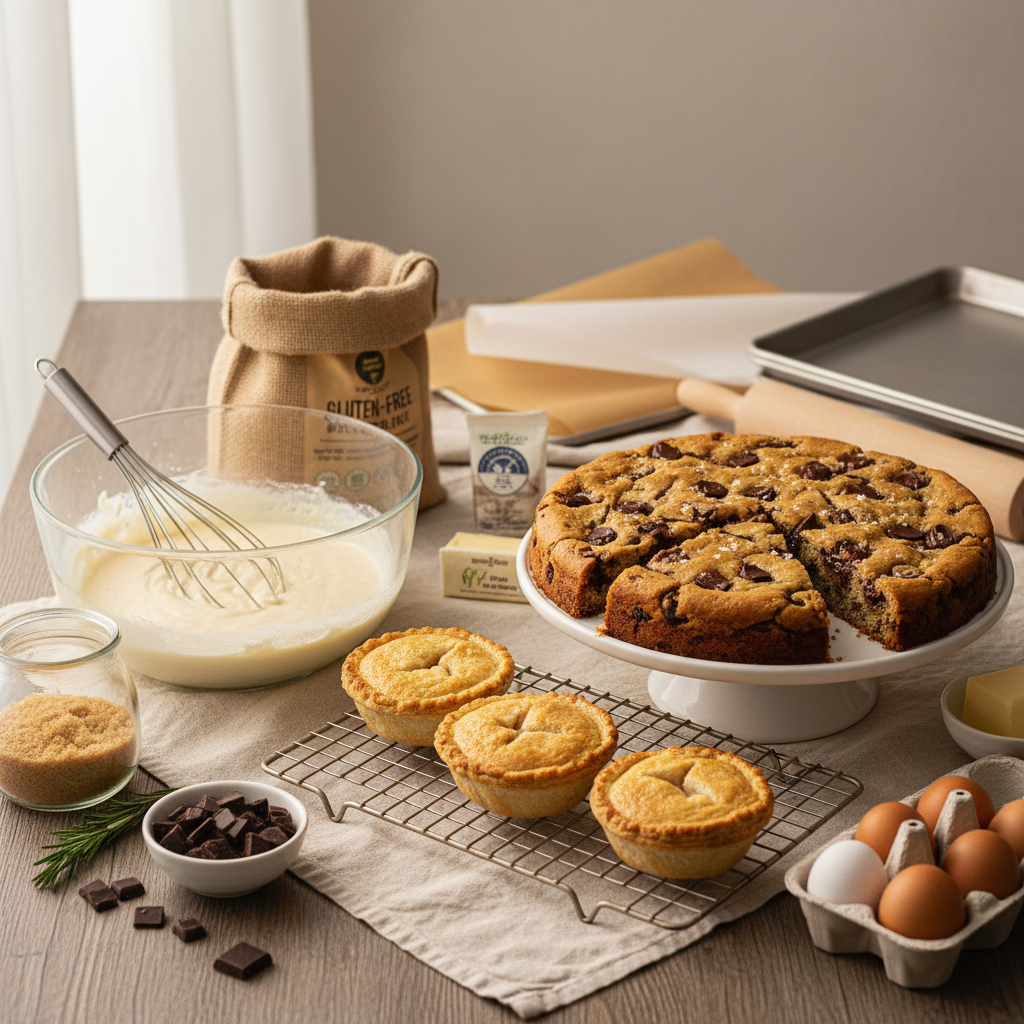 How to bake for a crowd gluten-free: a complete guide to scaling up without sacrificing quality - baking guide cover image