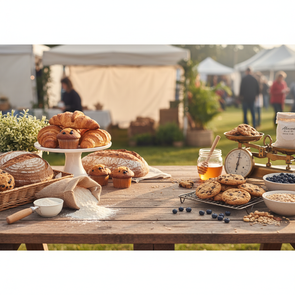 How to Set Up a Bakery Booth at a Farmers Market (Without Losing Money Your First Season) - baking guide cover image