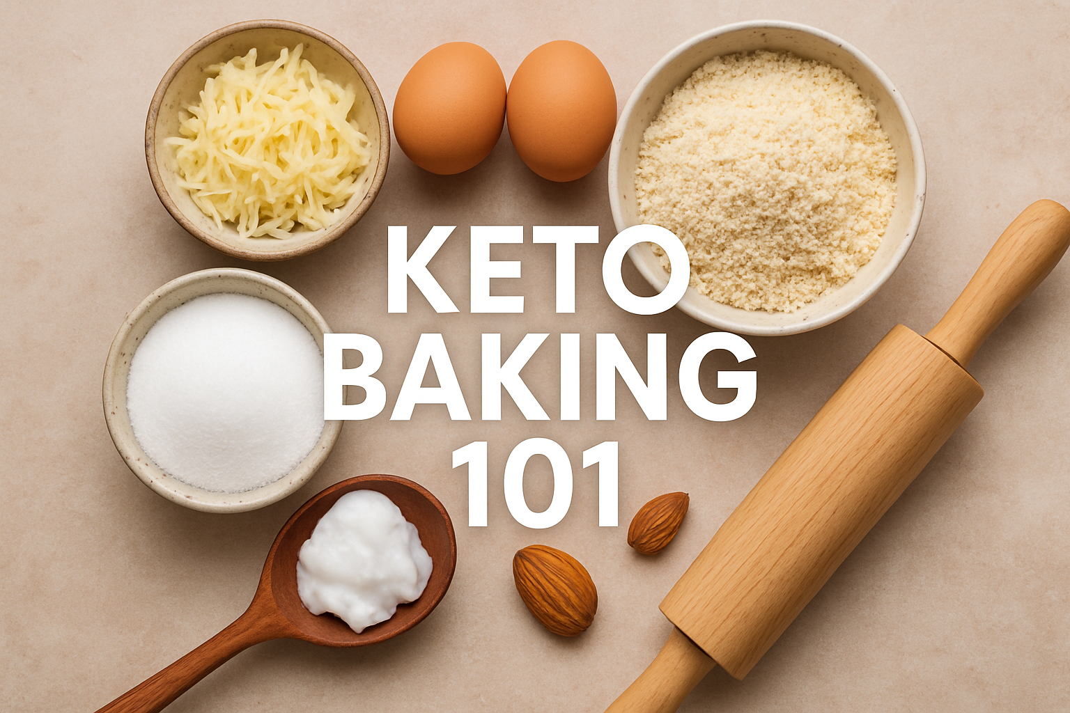Keto Baking 101: Low-Carb Substitutes for Sugar, Flour, and More