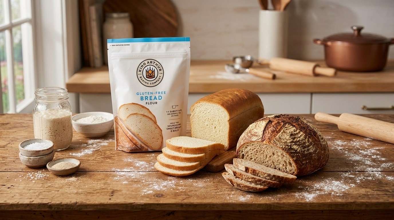 Cover image for: King Arthur Gluten Free Bread Flour Review: Best for Baking?